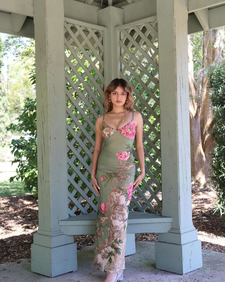 Ariana Olive Maxi Dress