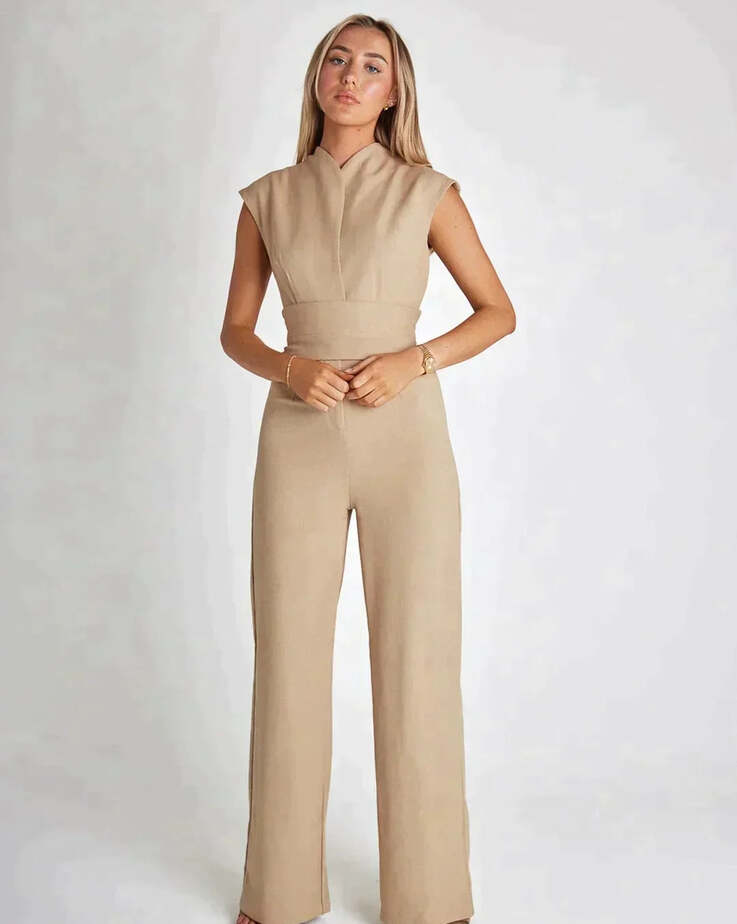 Amelia Wide Leg Casual Jumpsuit